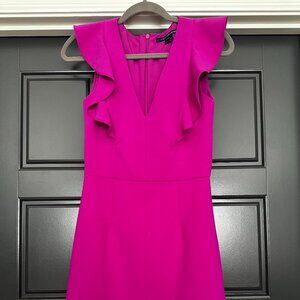 French Connection magenta mini dress